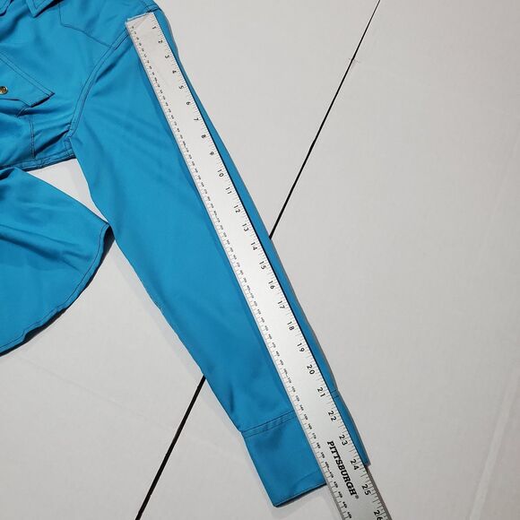 Cowgirl Justice Shirt Midi Dress Western Style Size L - Picture 12 of 16